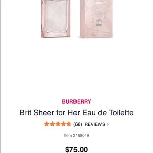 Britt sheer Burberry